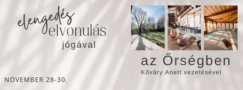 Elengedés elvonulás az Őrségben // Kőváry Anett vezetésével