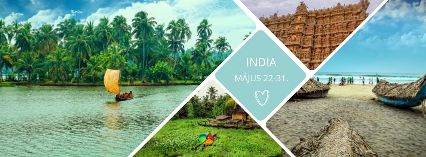 Természetes harmónia Dél-Indiában // Jógatábor Keralában Kőváry Anett vezetésével